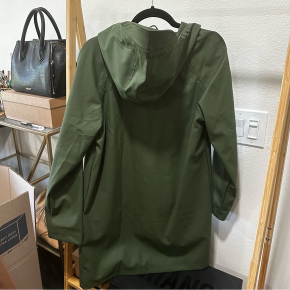 Forest green rain coat jacket - Picture 7 of 7